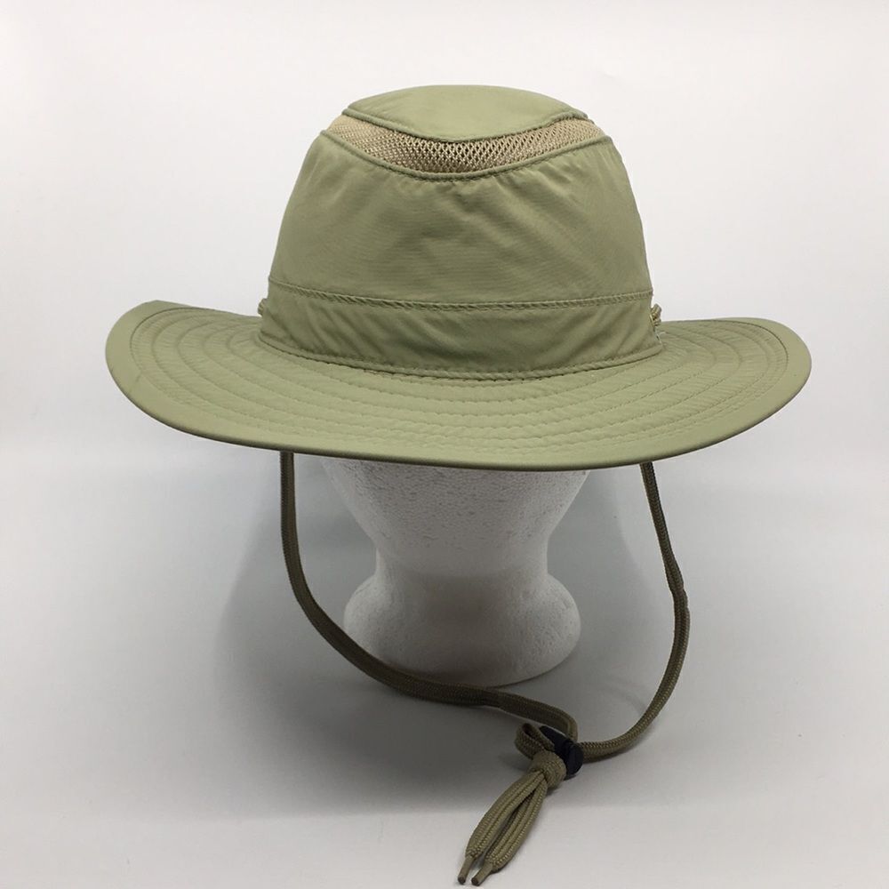 Cov-Ver Your World Nylon Canvas Breeze Floating Boating Hat Sz Medium